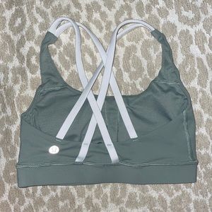 lululemon sage green sports bra!